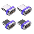 Replacement Magnetic Tips 4‑Pack for BIG+ 240W Magnetic Cables – Oval Type, 16‑Pin (Type‑C & i‑Device) - The Big Plus Store