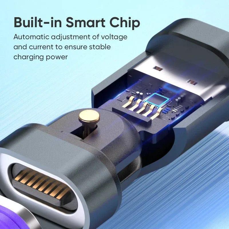 BIG+ 240W Magnetic USB‑C Adapter – 16‑Pin Strong Magnet, 180°/360° Rotating Connector, PD 3.1 Fast Charging - The Big Plus Store